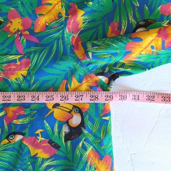 NEW Blue Generation Hawaiian Shirt Toucans 2XL - Picture 6 of 8